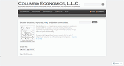 Desktop Screenshot of columbiaeconomics.com
